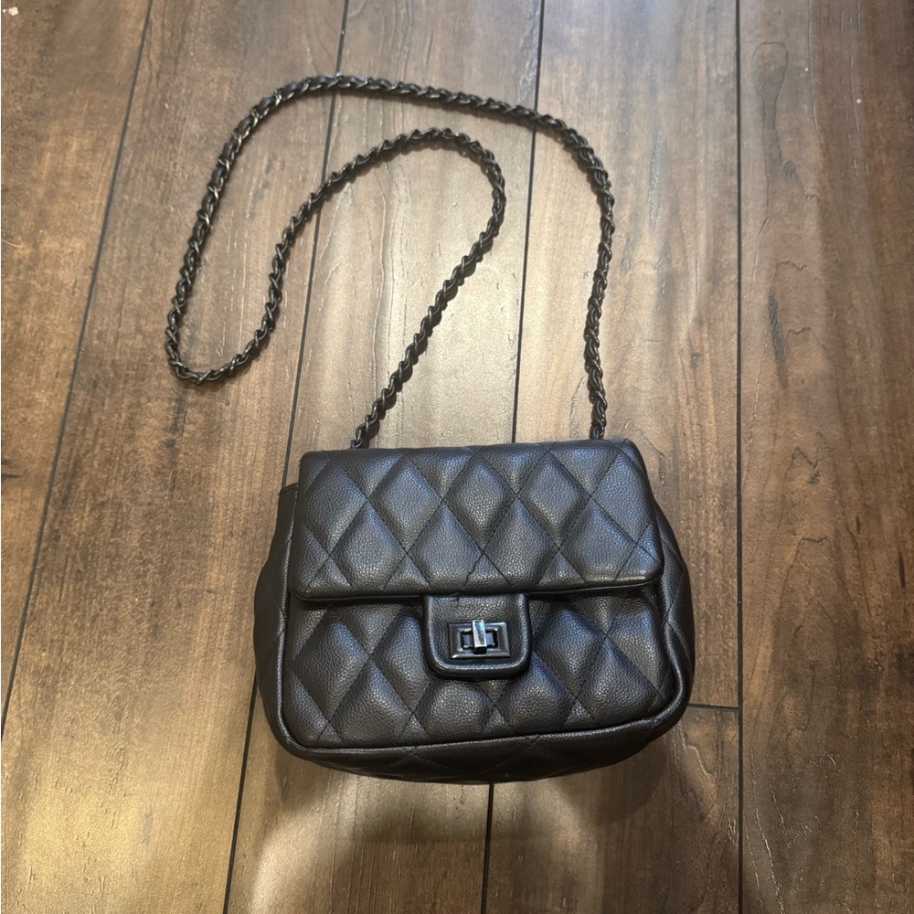 Forever 21 Black Quilted Shoulder Bag